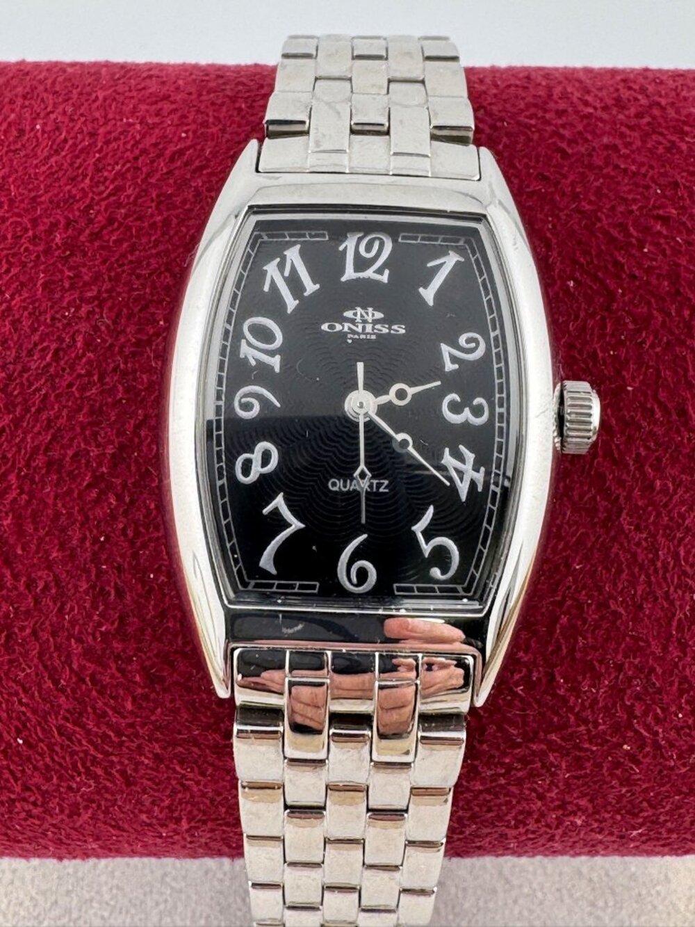 Vintage Oriss Pairs Stainless Steel Swiss Quartz Luxury Watch